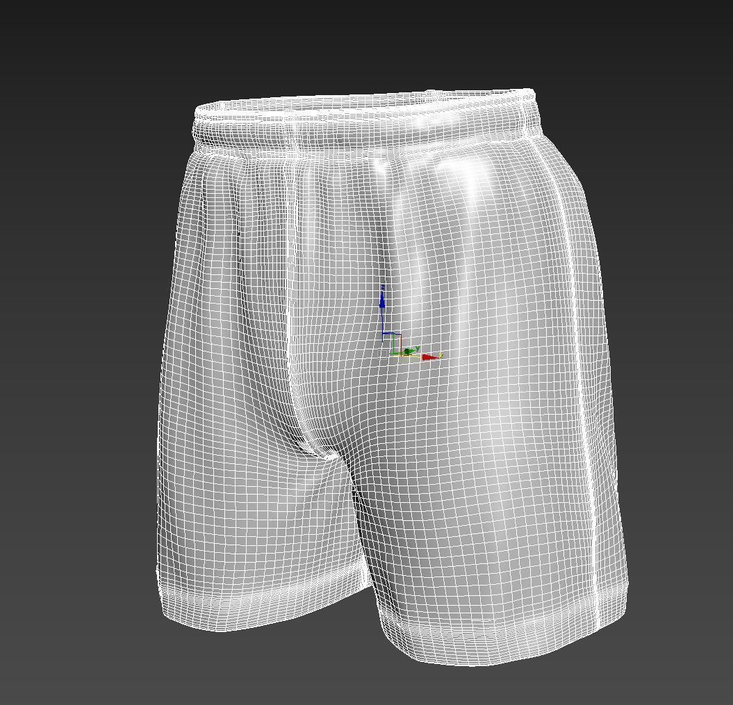 Soccer team uniform  3D model_15