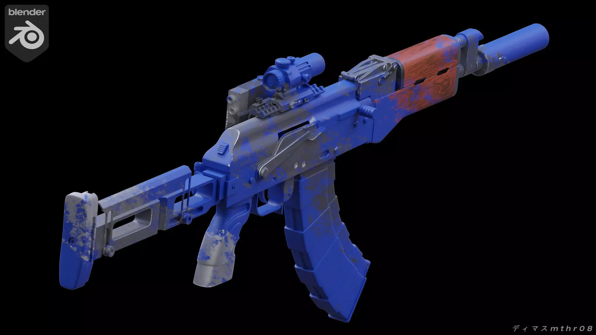 Concept AK-47 3D model