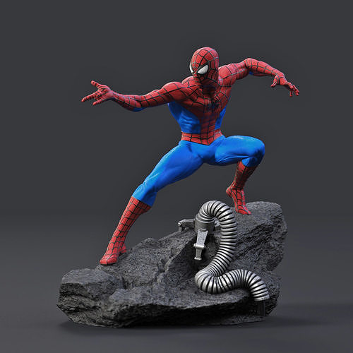 Spider-Man 3d print model spiderverse marvel spiderman   3D print model