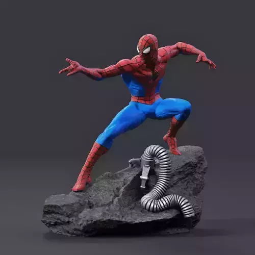 Spider-Man 3d print model spiderverse marvel spiderman   3D print model
