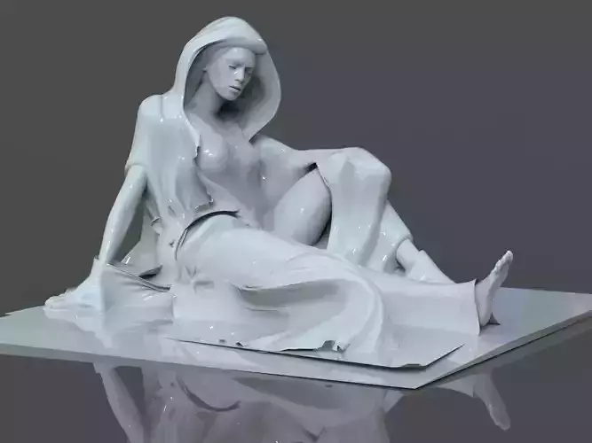 Trapped Woman Sculpture