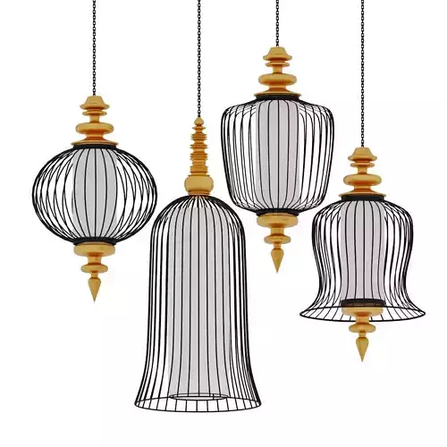 Thai style pendant lamp 