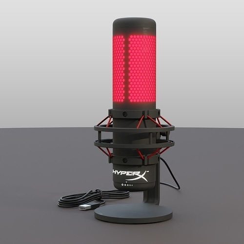 Condenser Microphone HyperX Quadcast 3D model