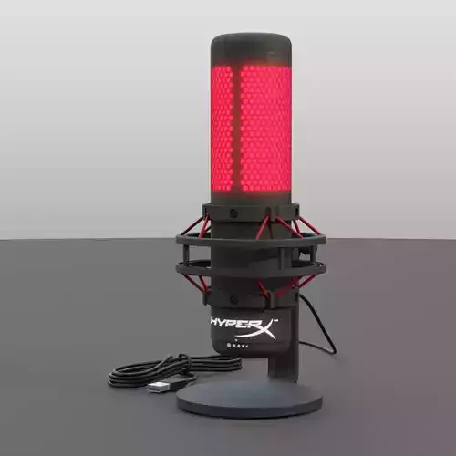 Condenser Microphone HyperX Quadcast 3D model
