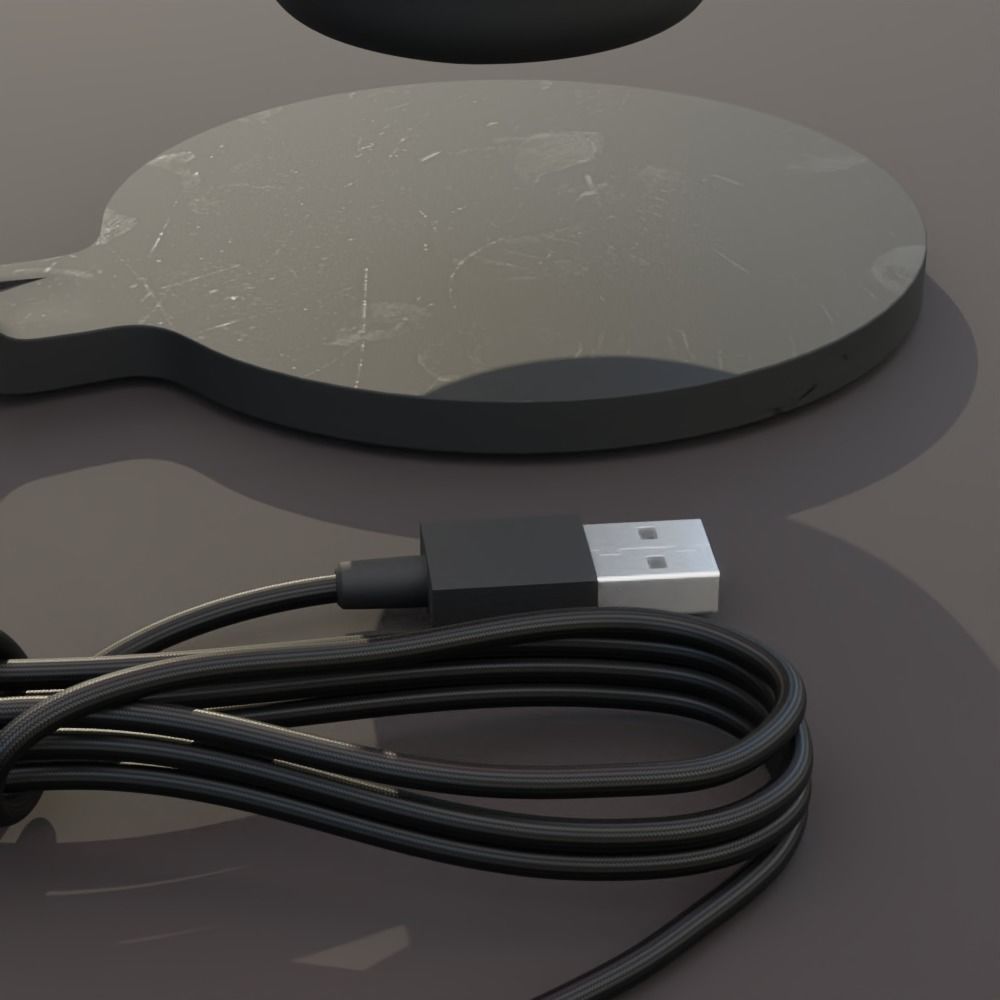 Condenser Microphone HyperX Quadcast 3D model_18