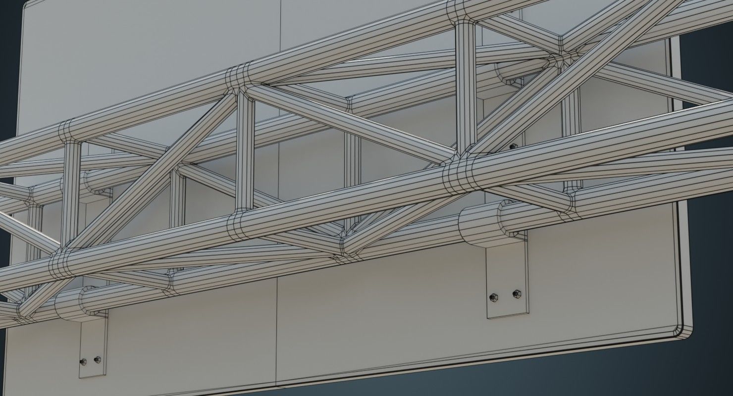 Entrance 1A Low-poly 3D model_11