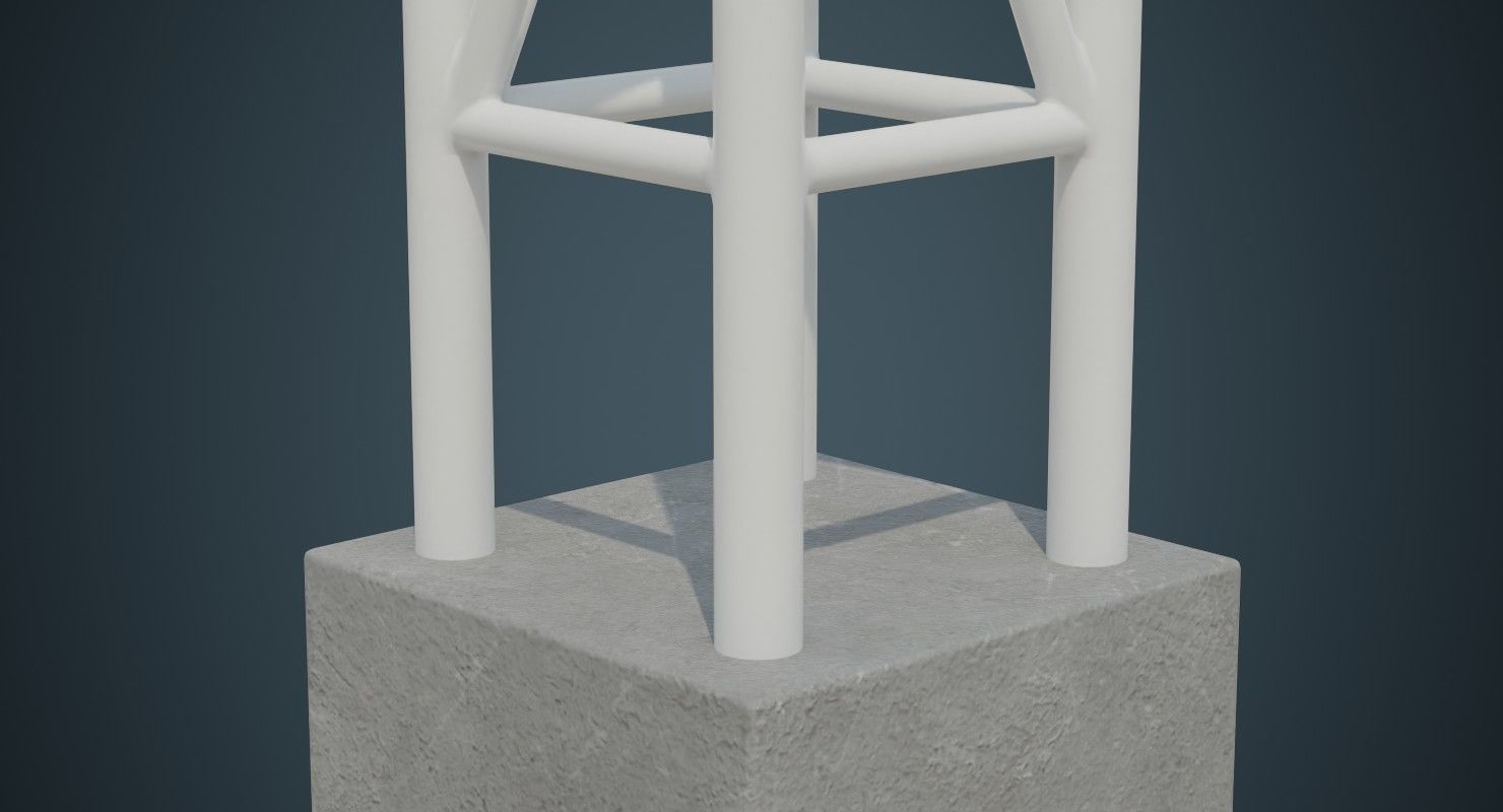 Entrance 1A Low-poly 3D model_5