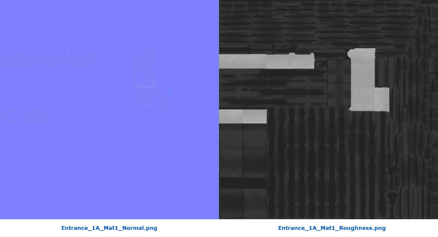 Entrance 1A Low-poly 3D model_14