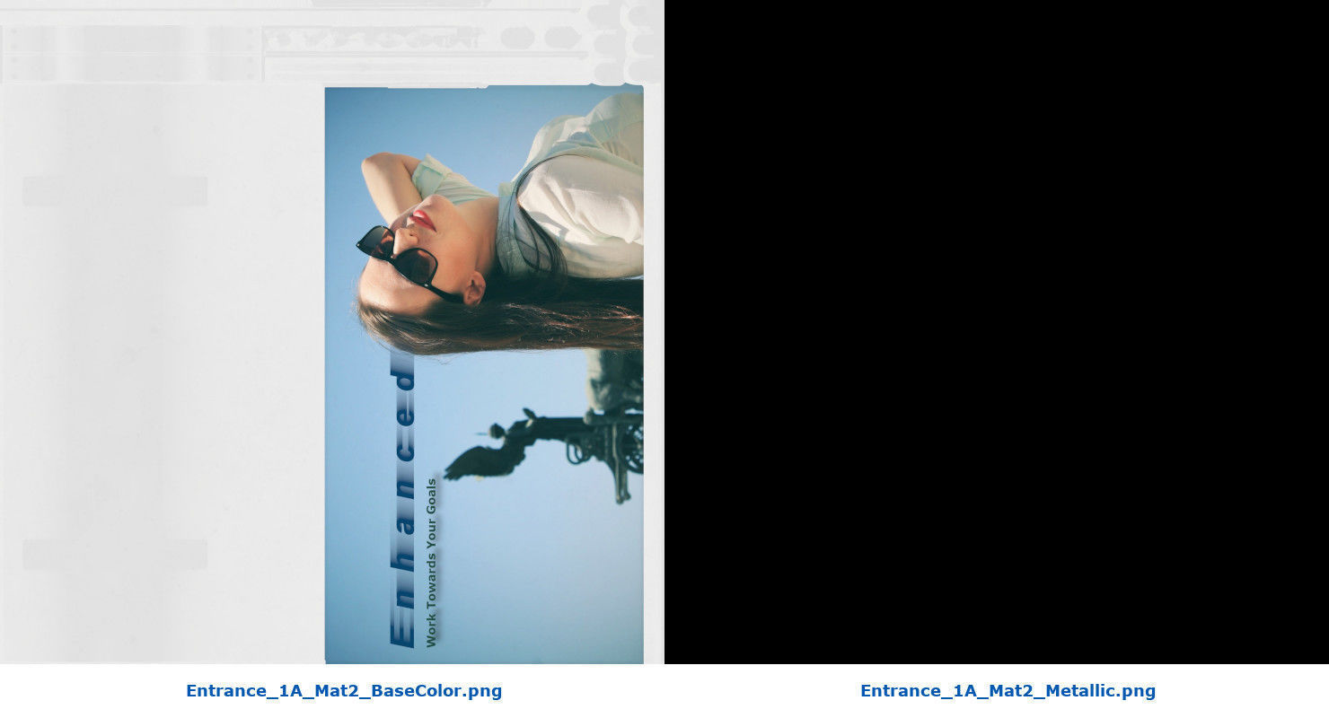 Entrance 1A Low-poly 3D model_16