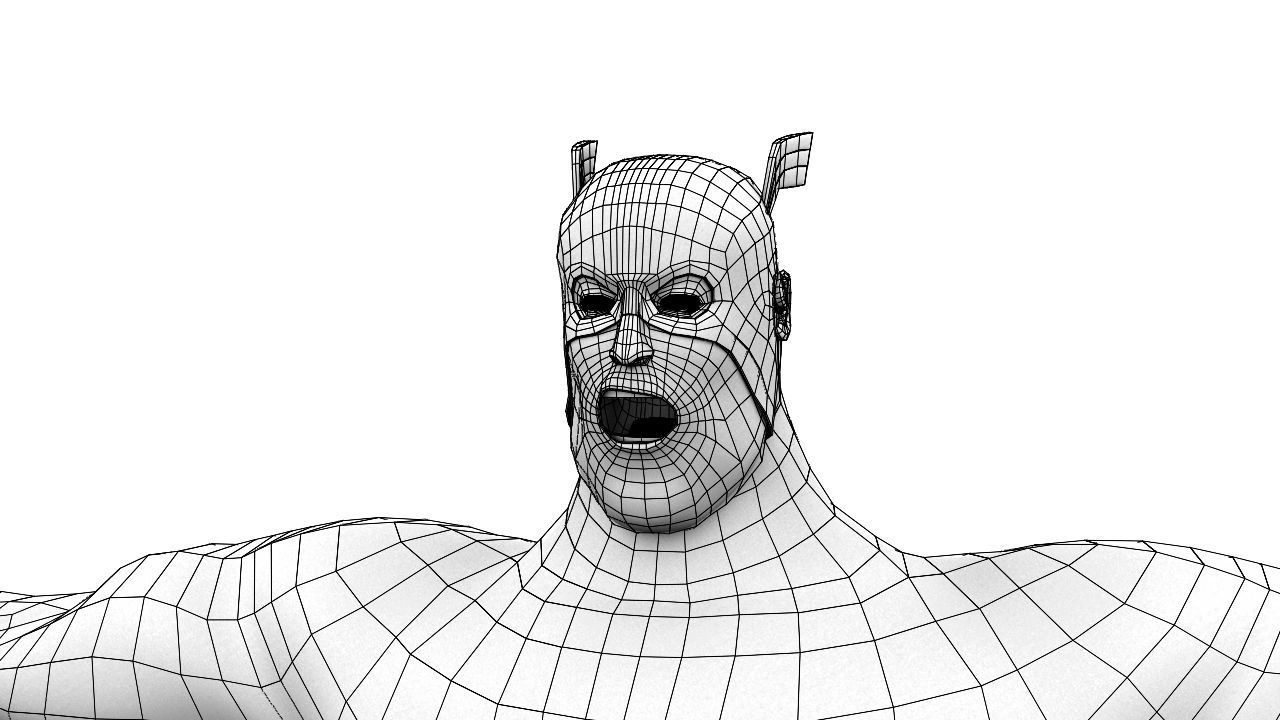 Classic Superhero Pack 3D model_92