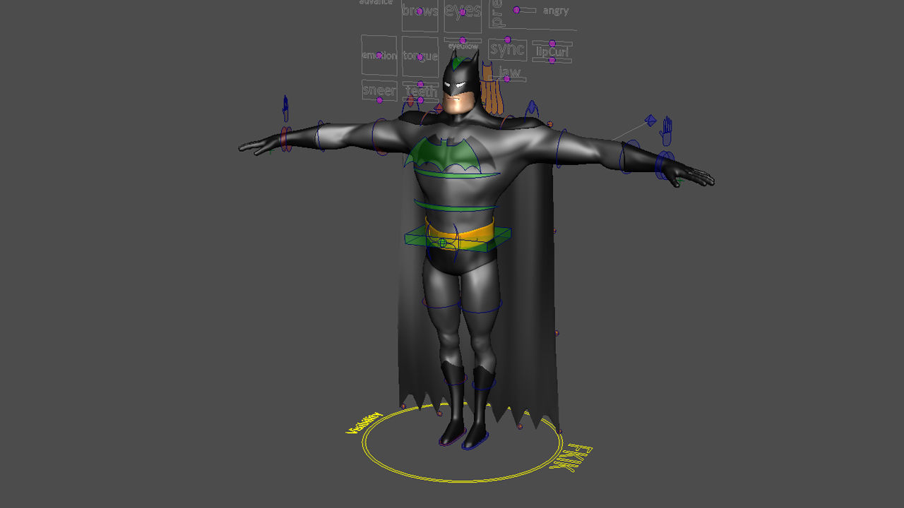 Classic Superhero Pack 3D model_56