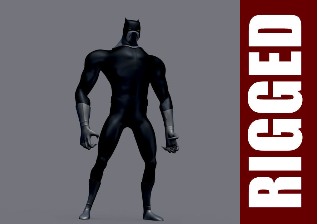 Classic Superhero Pack 3D model_59