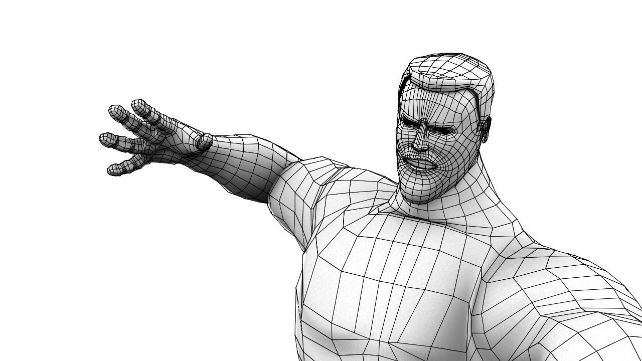Classic Superhero Pack 3D model_110