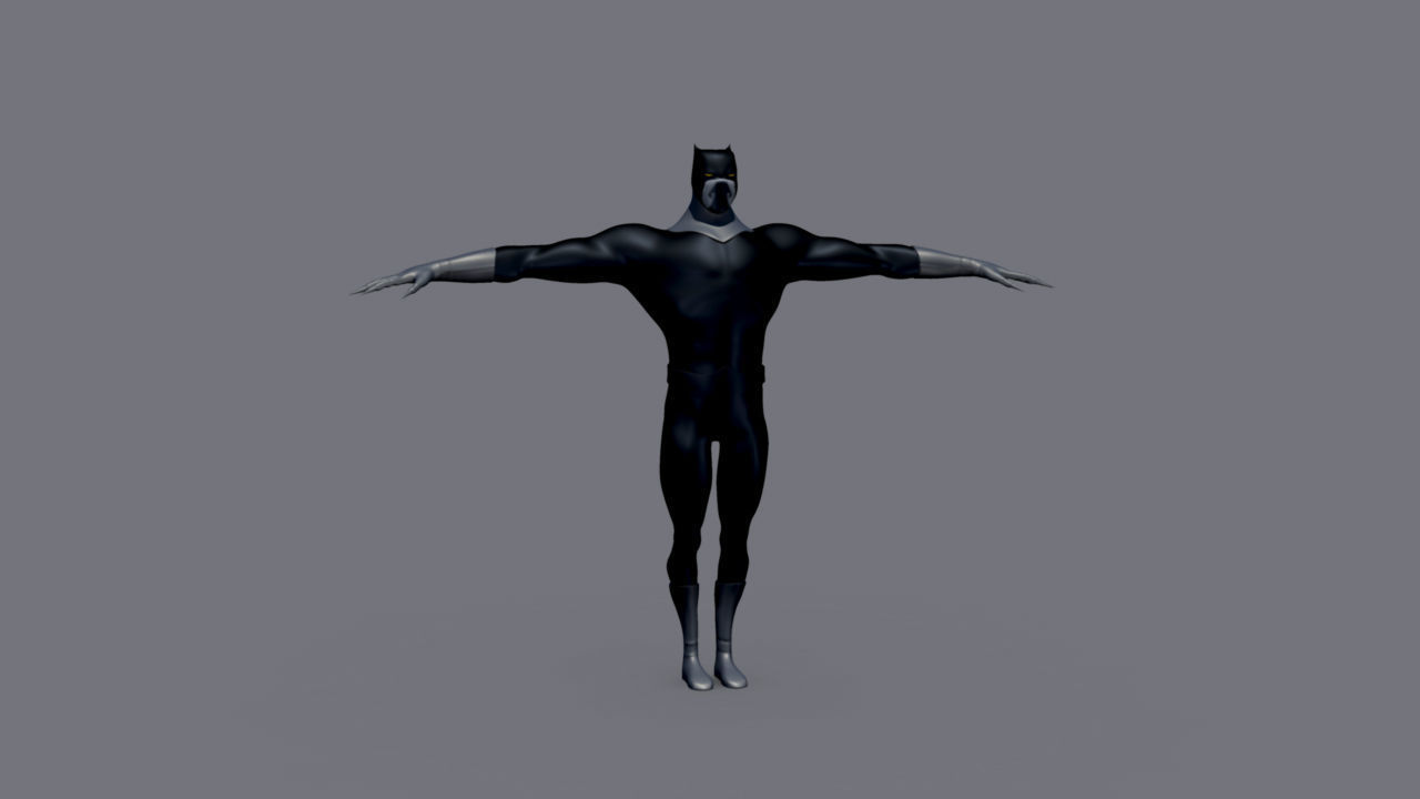 Classic Superhero Pack 3D model_64