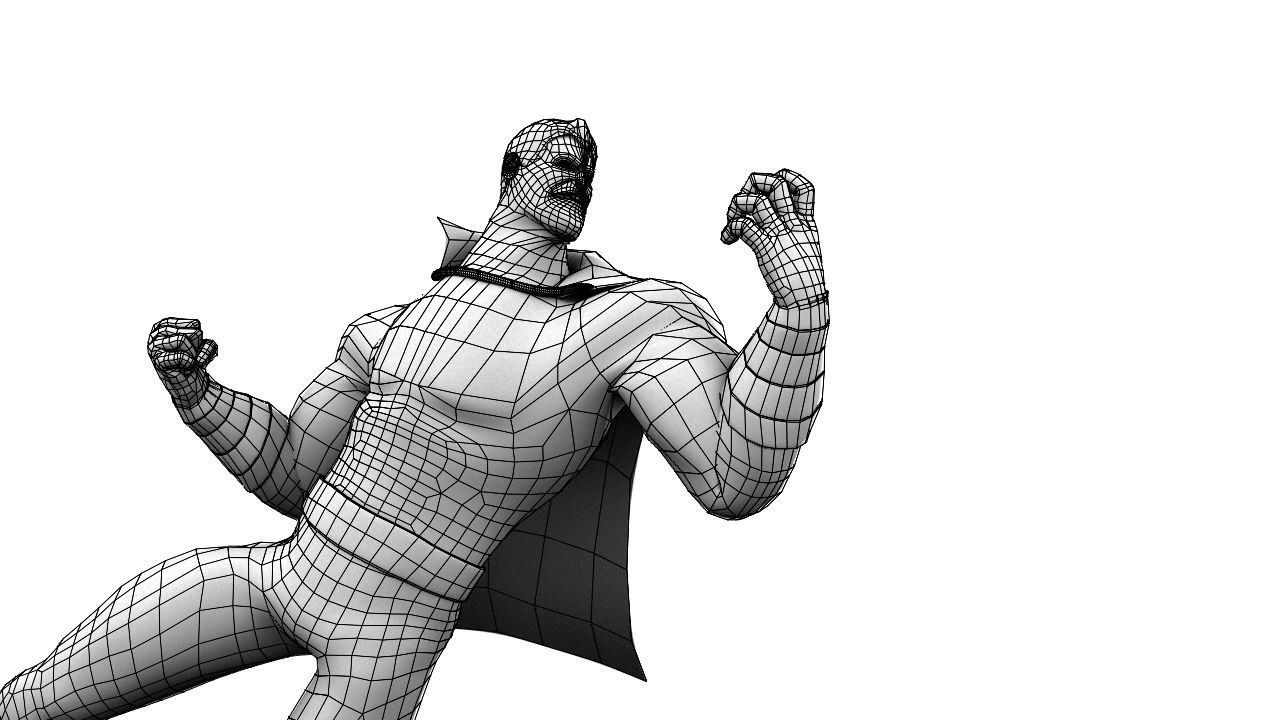 Classic Superhero Pack 3D model_115