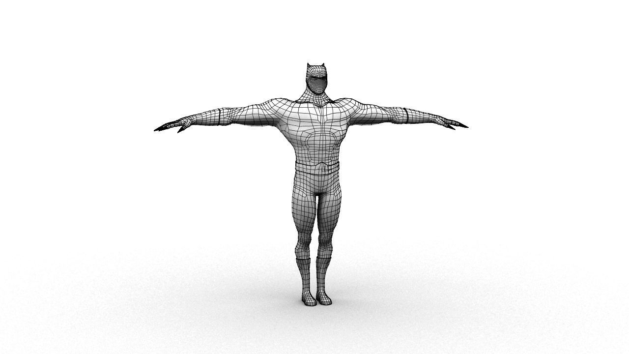 Classic Superhero Pack 3D model_71