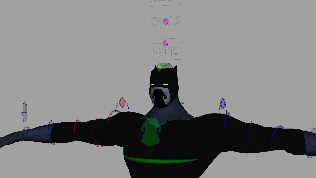 Classic Superhero Pack 3D model_78