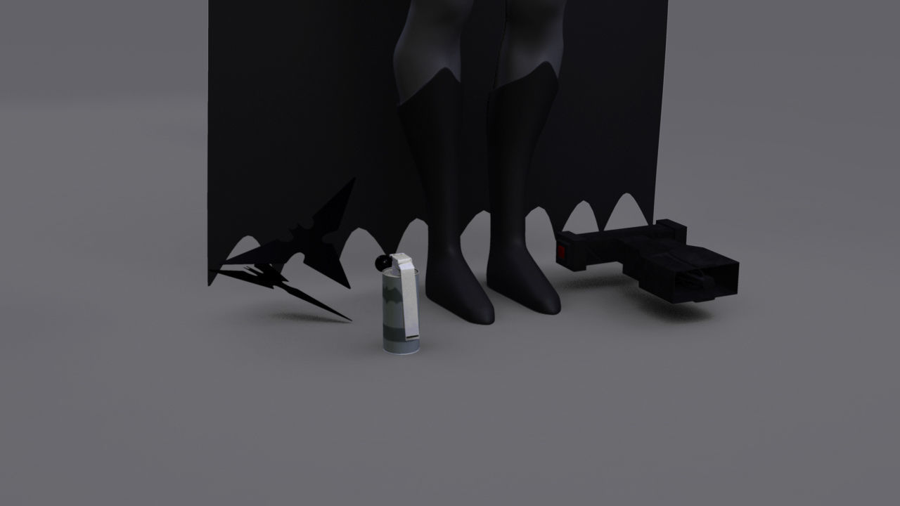 Classic Superhero Pack 3D model_45