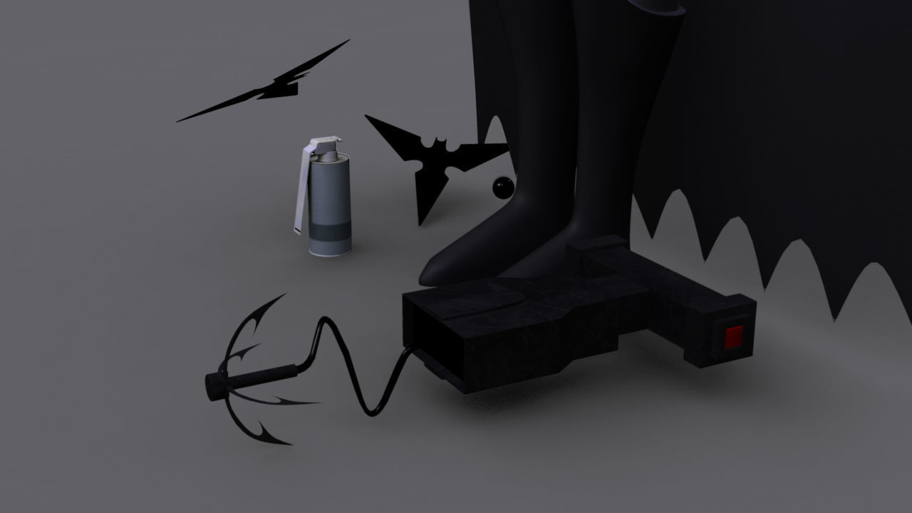 Classic Superhero Pack 3D model_48