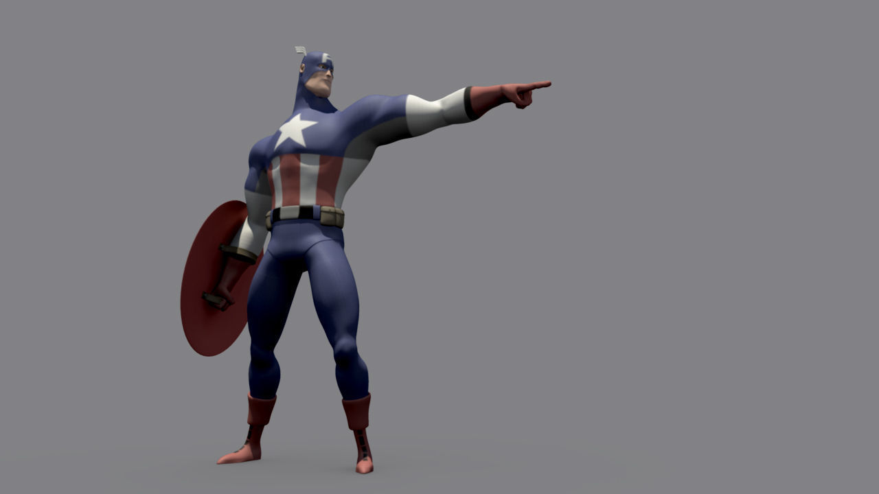 Classic Superhero Pack 3D model_82