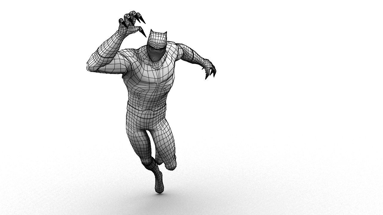 Classic Superhero Pack 3D model_70