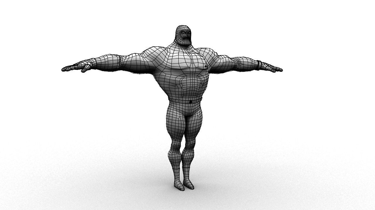 Classic Superhero Pack 3D model_17