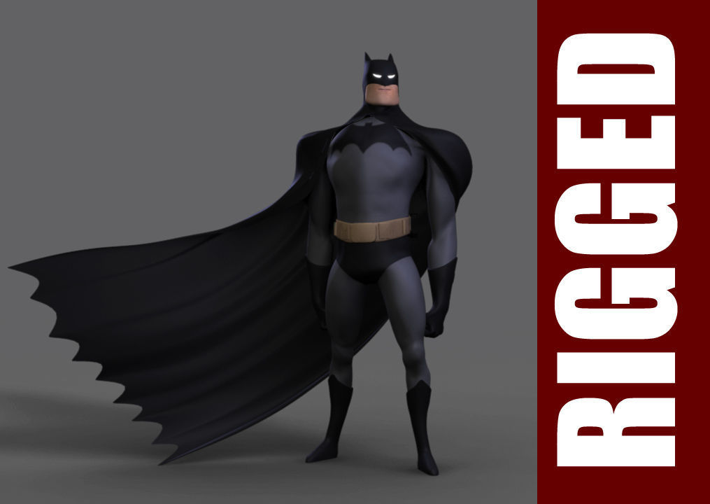 Classic Superhero Pack 3D model_29