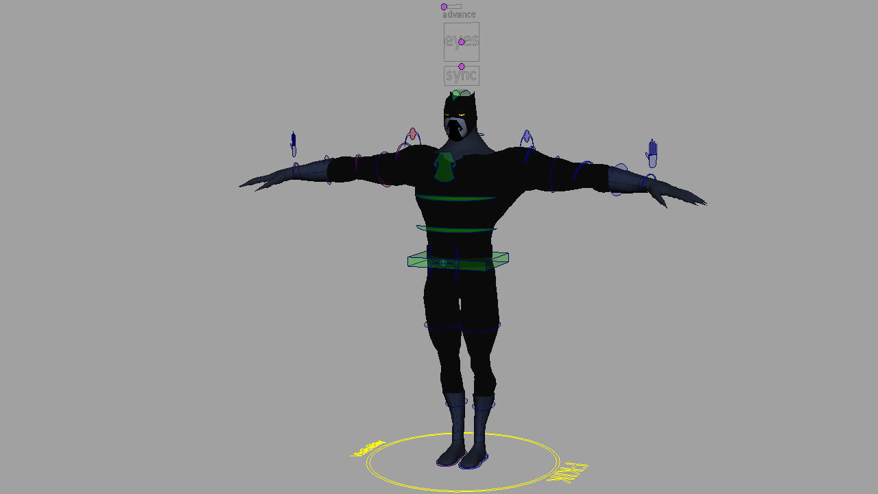 Classic Superhero Pack 3D model_75
