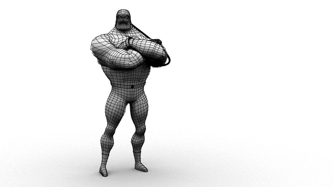 Classic Superhero Pack 3D model_14