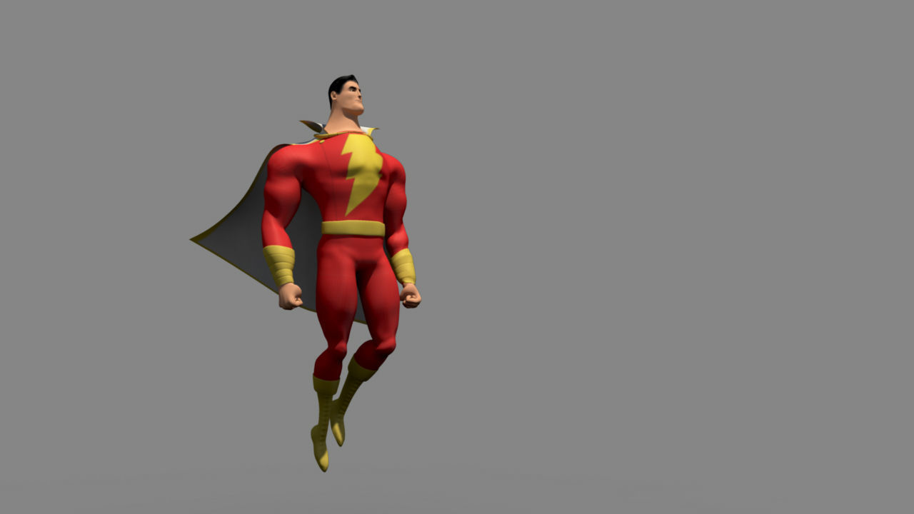 Classic Superhero Pack 3D model_108