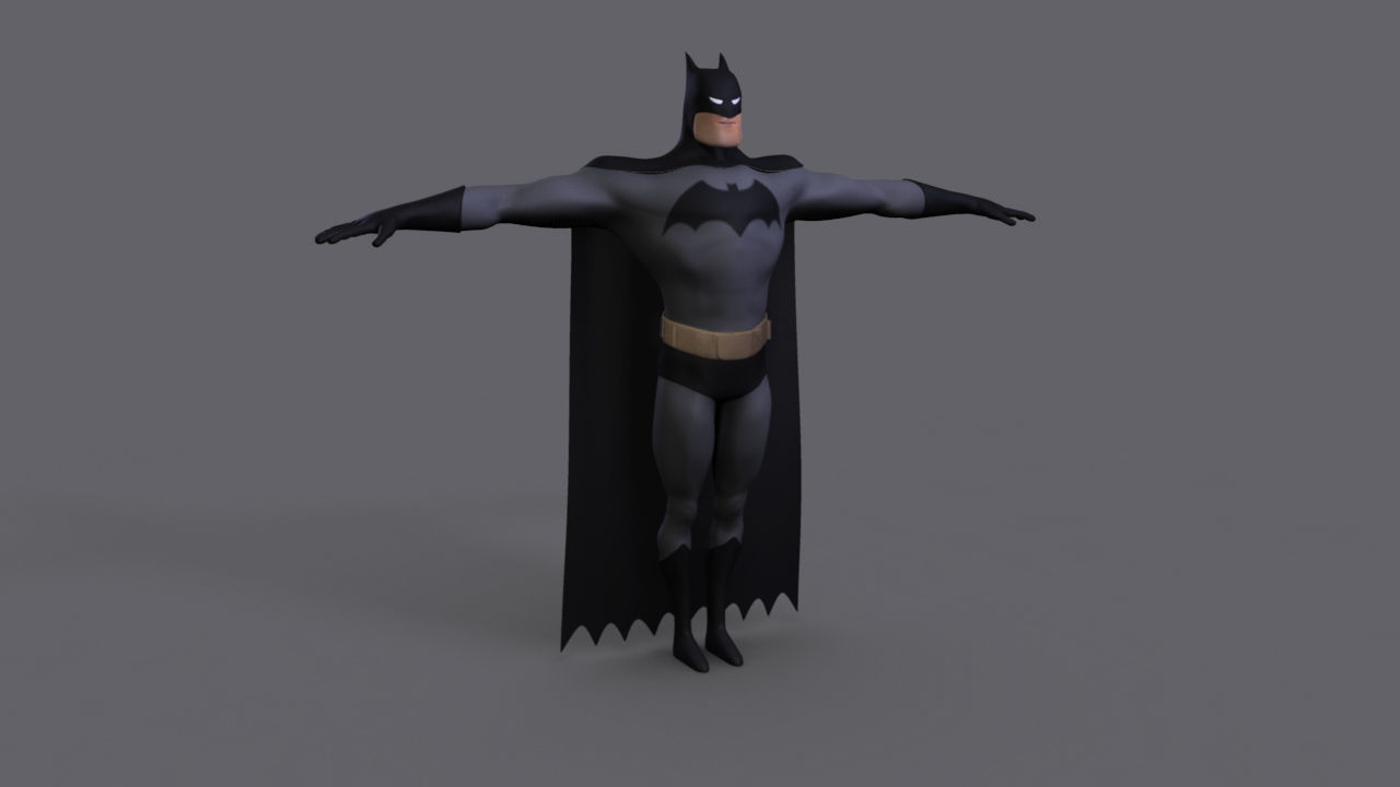 Classic Superhero Pack 3D model_38