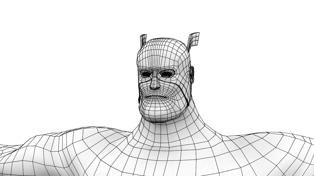 Classic Superhero Pack 3D model_16