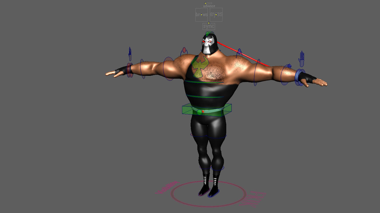 Classic Superhero Pack 3D model_27