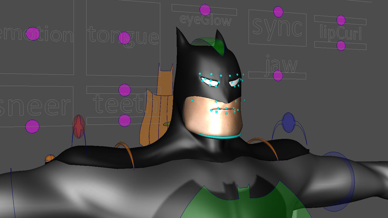 Classic Superhero Pack 3D model_60