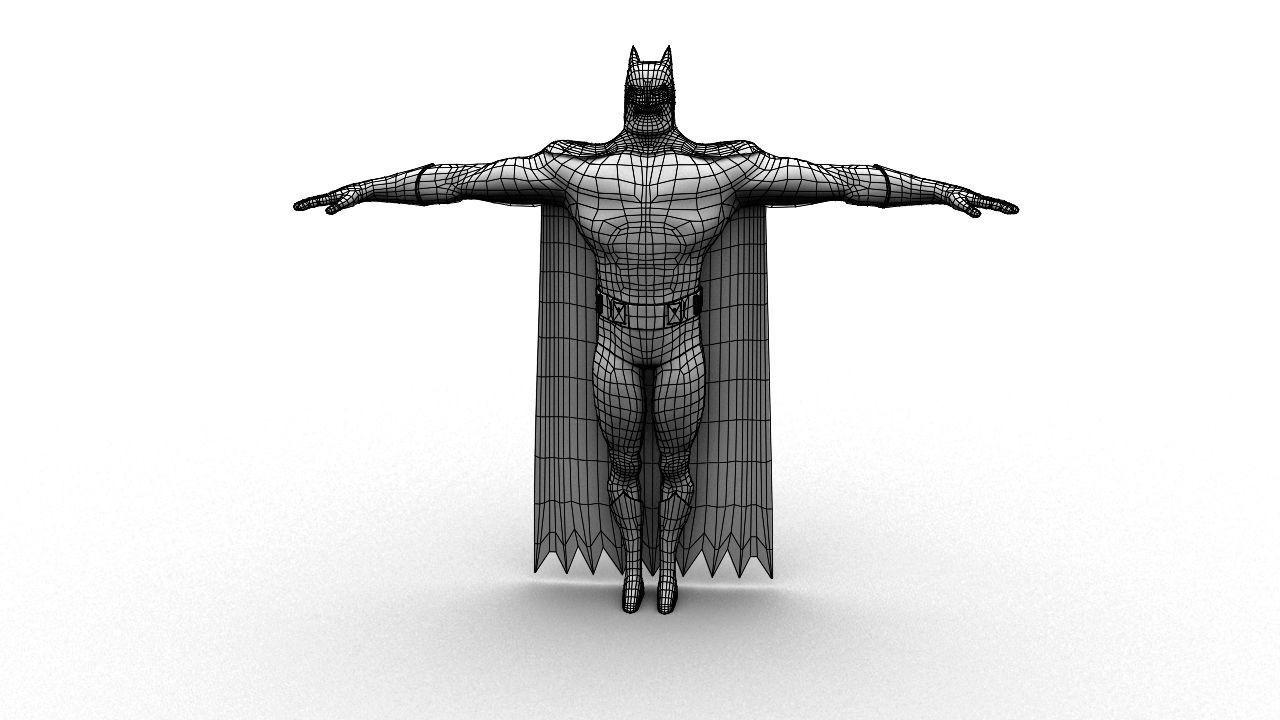 Classic Superhero Pack 3D model_51