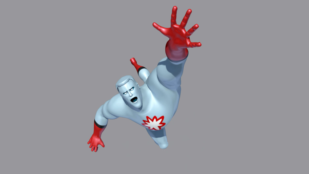 Classic Superhero Pack 3D model_106