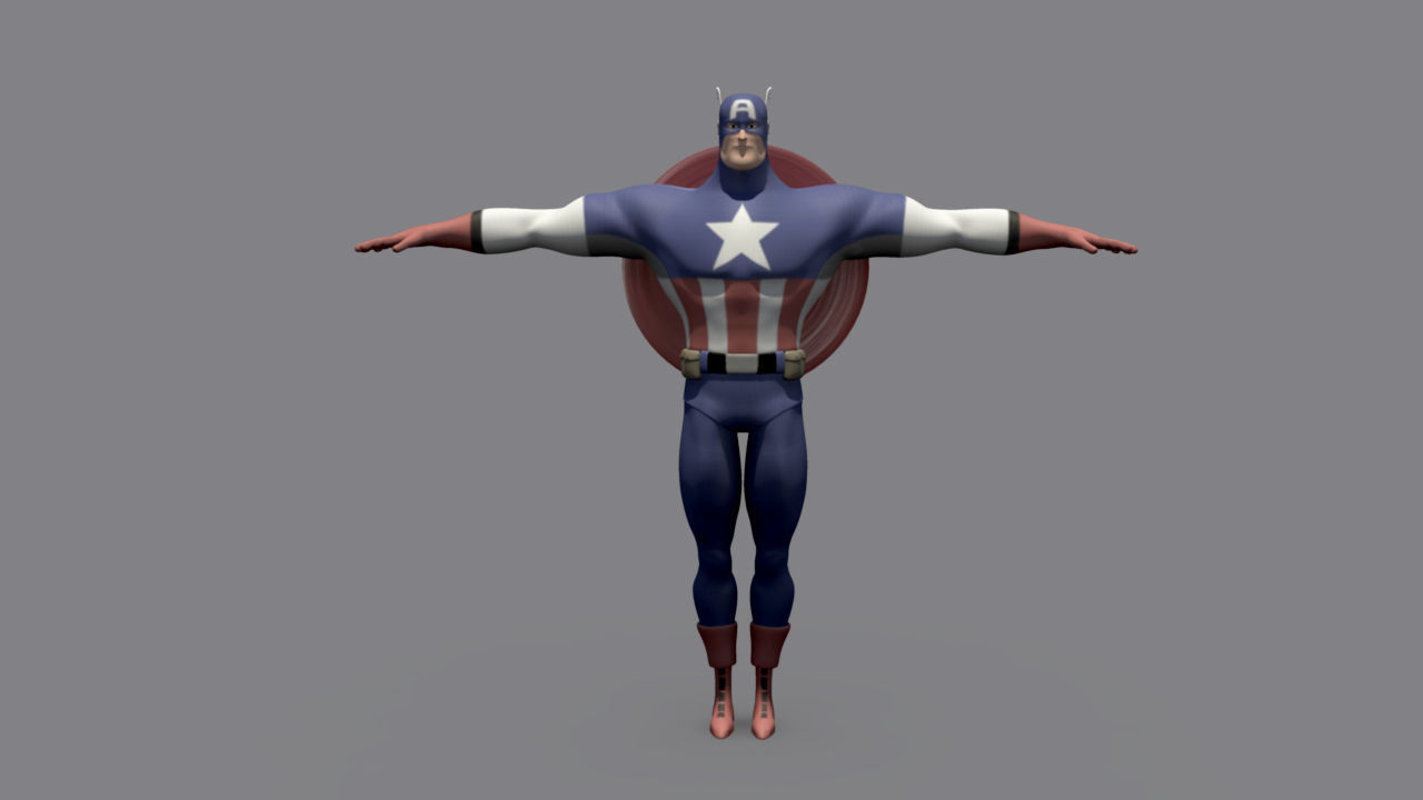 Classic Superhero Pack 3D model_84
