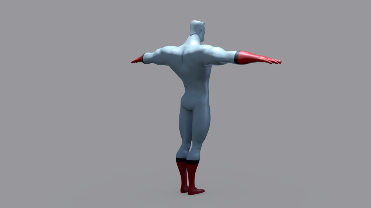 Classic Superhero Pack 3D model_107