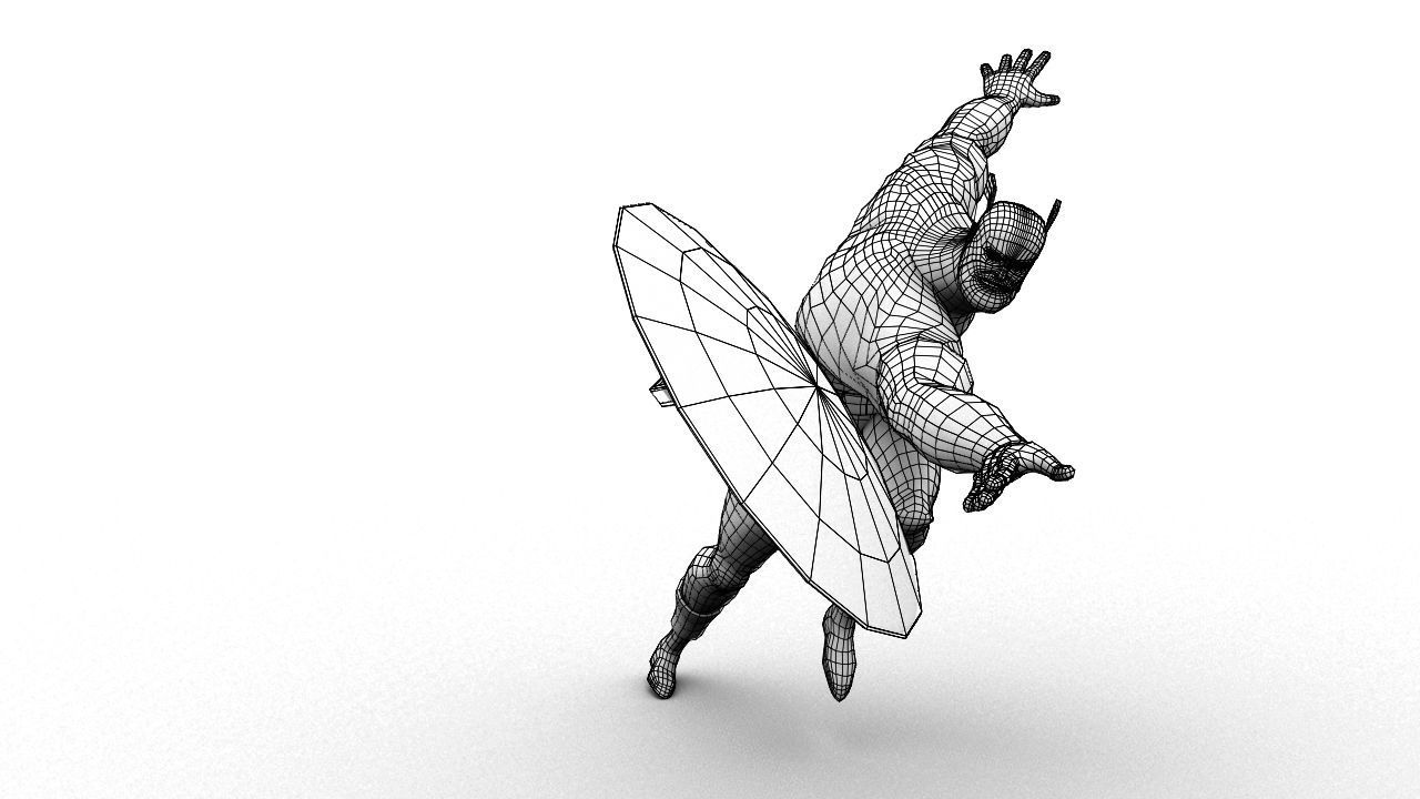 Classic Superhero Pack 3D model_89