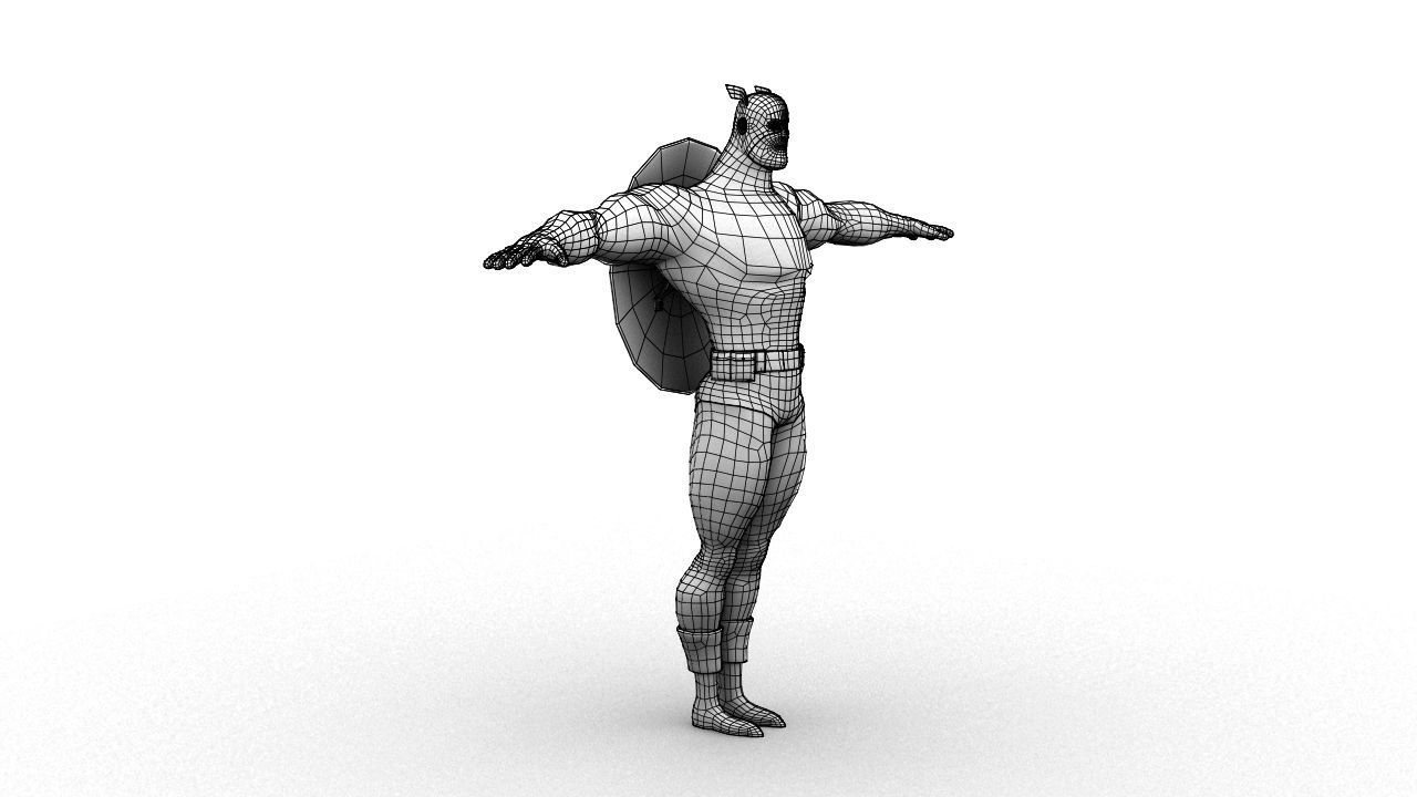 Classic Superhero Pack 3D model_18
