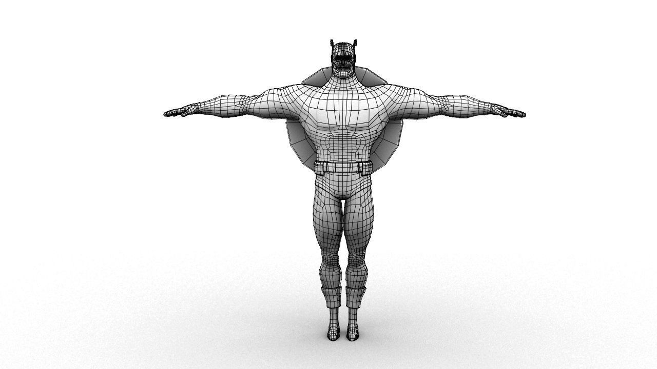 Classic Superhero Pack 3D model_93
