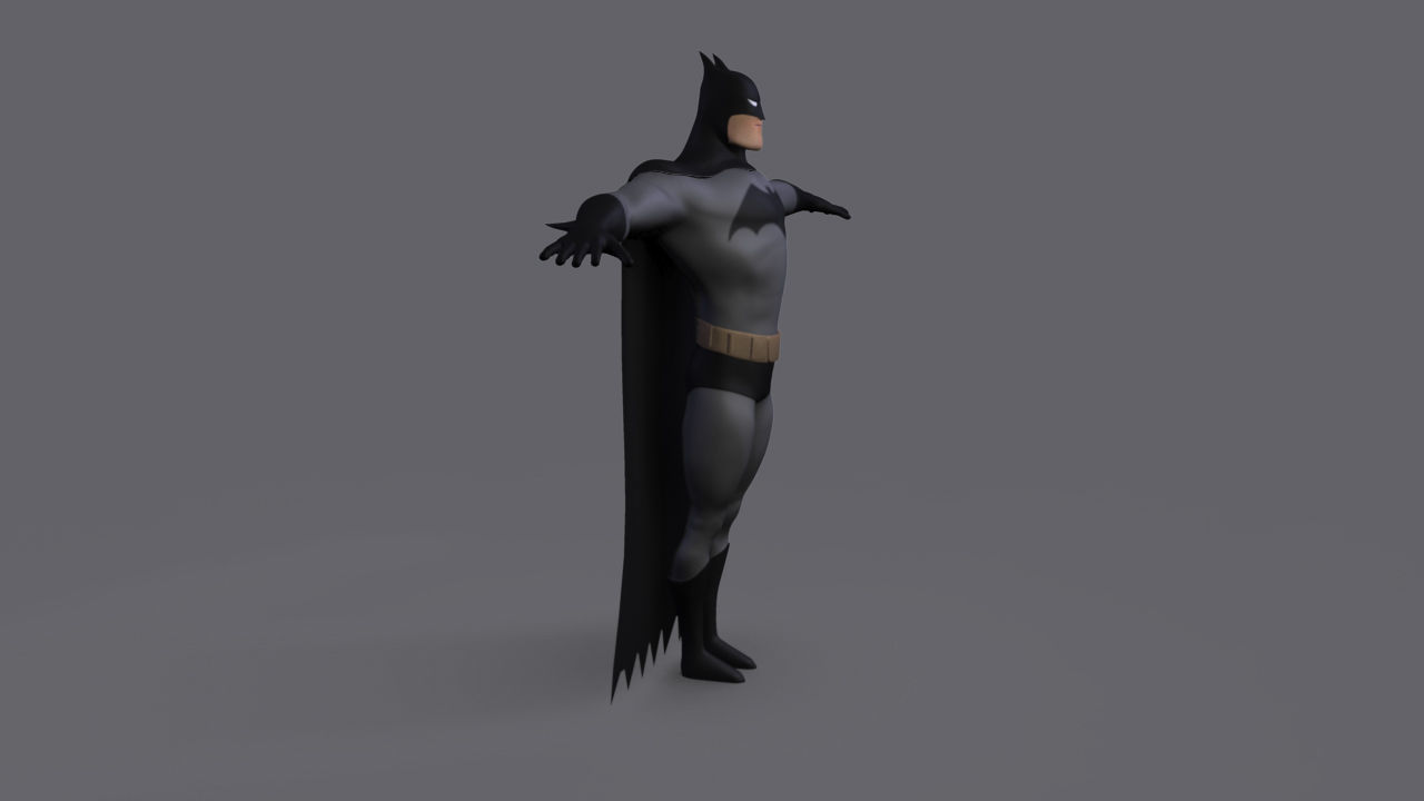 Classic Superhero Pack 3D model_35