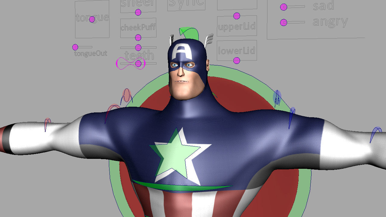 Classic Superhero Pack 3D model_21