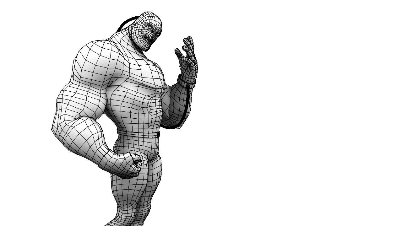 Classic Superhero Pack 3D model_15