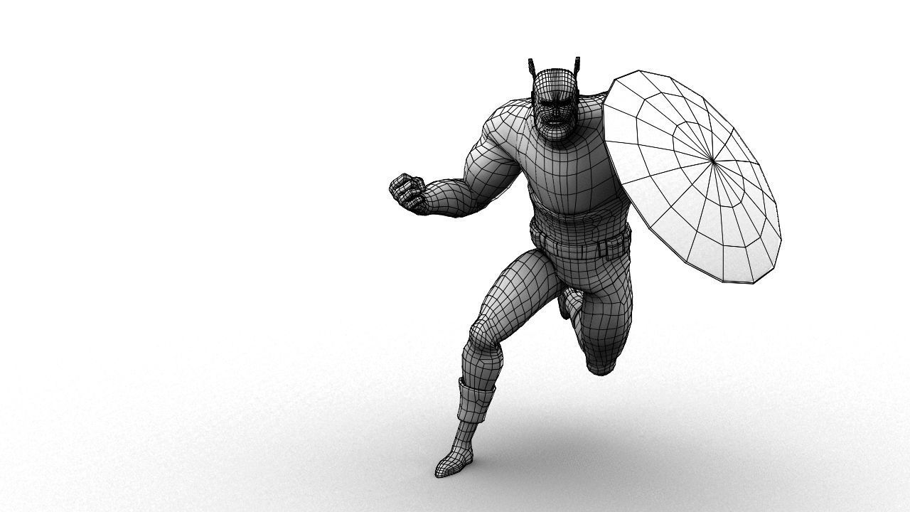 Classic Superhero Pack 3D model_88