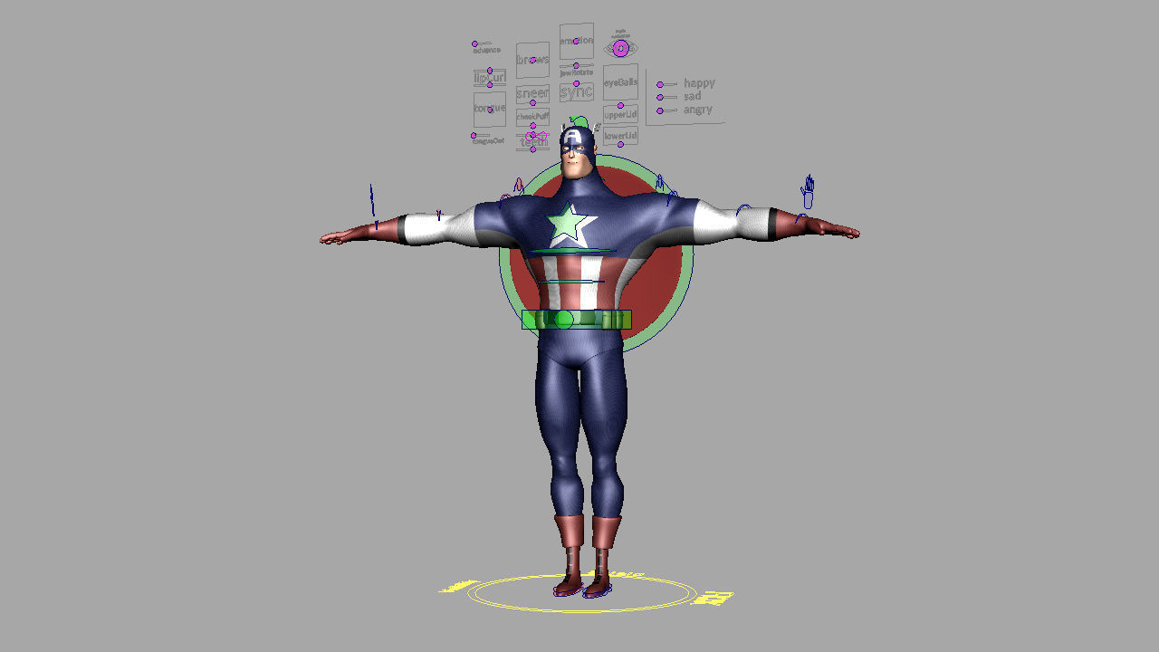 Classic Superhero Pack 3D model_20