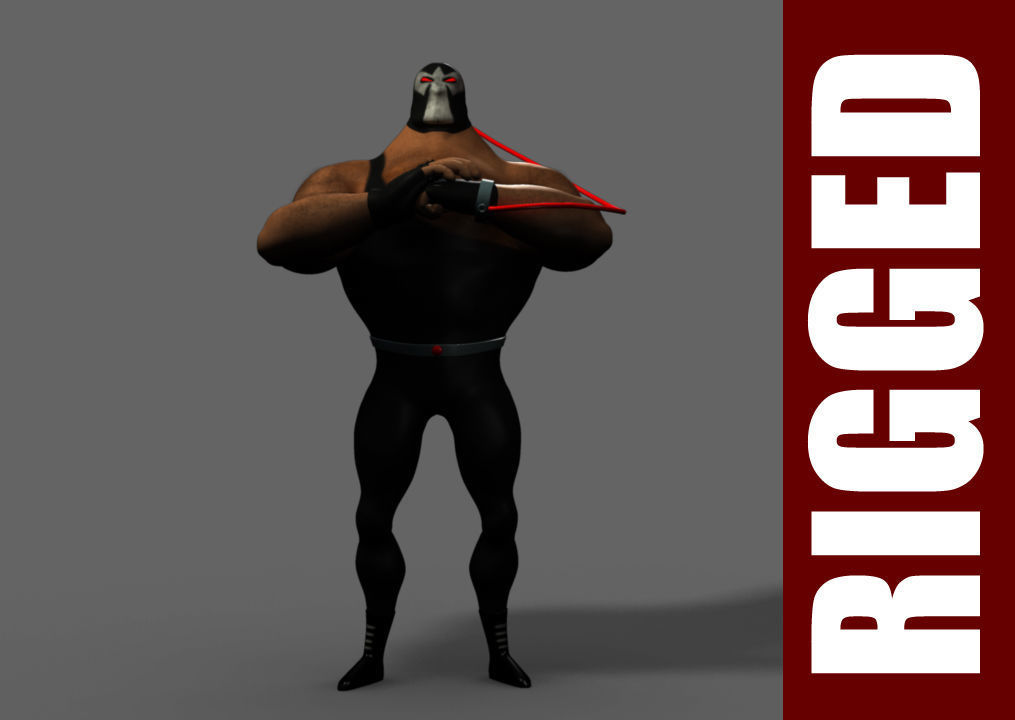 Classic Superhero Pack 3D model_3