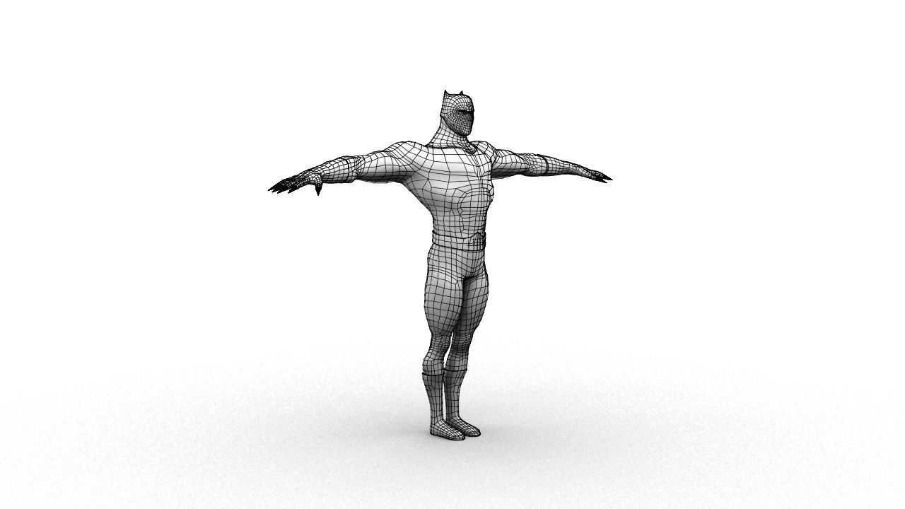 Classic Superhero Pack 3D model_73