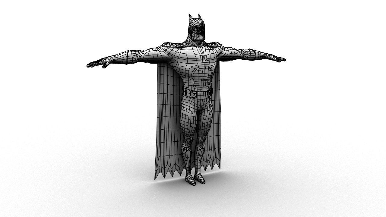 Classic Superhero Pack 3D model_46