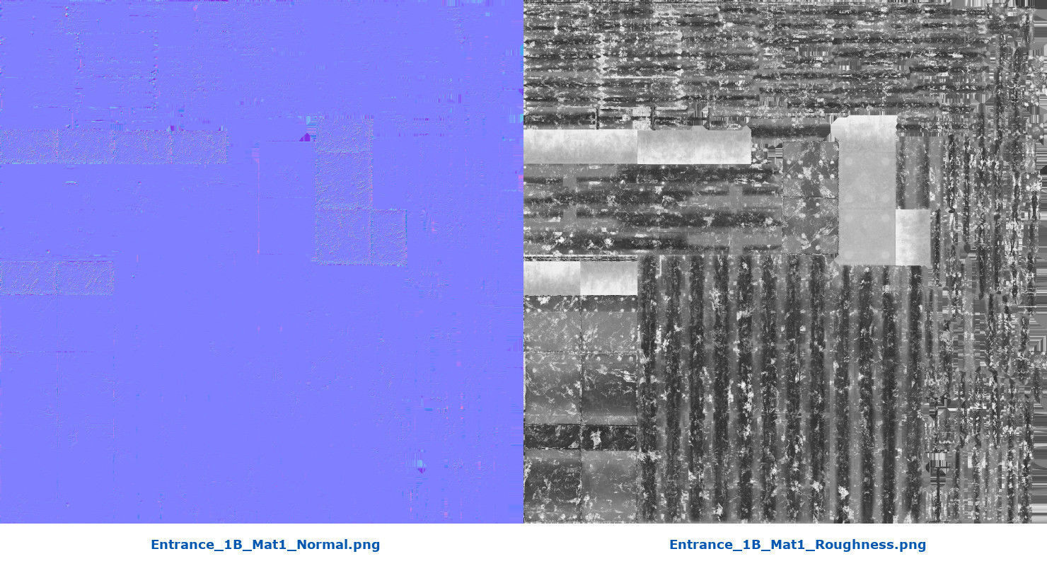 Entrance 1B Low-poly 3D model_14